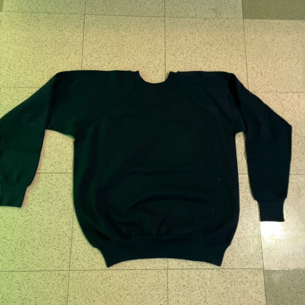 Vintage 90s made in America black blank sweatshirt
